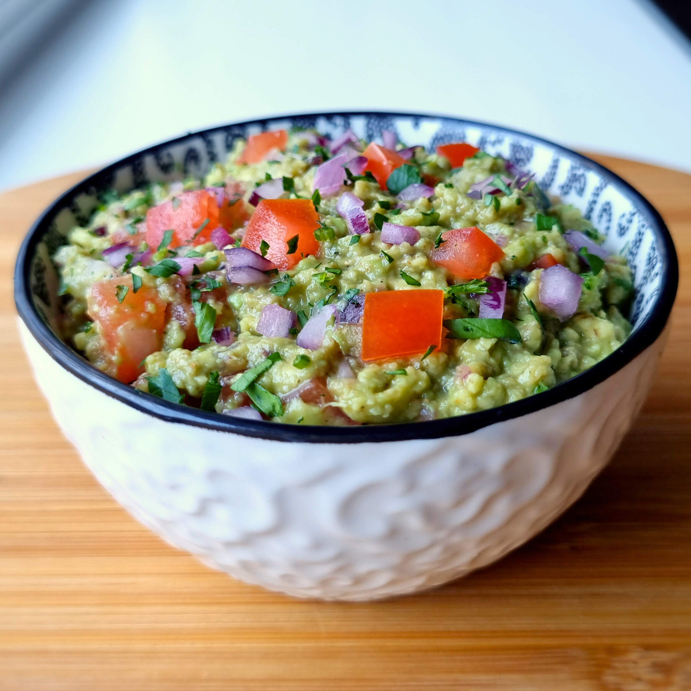 Chunky guacamole (basisrecept)