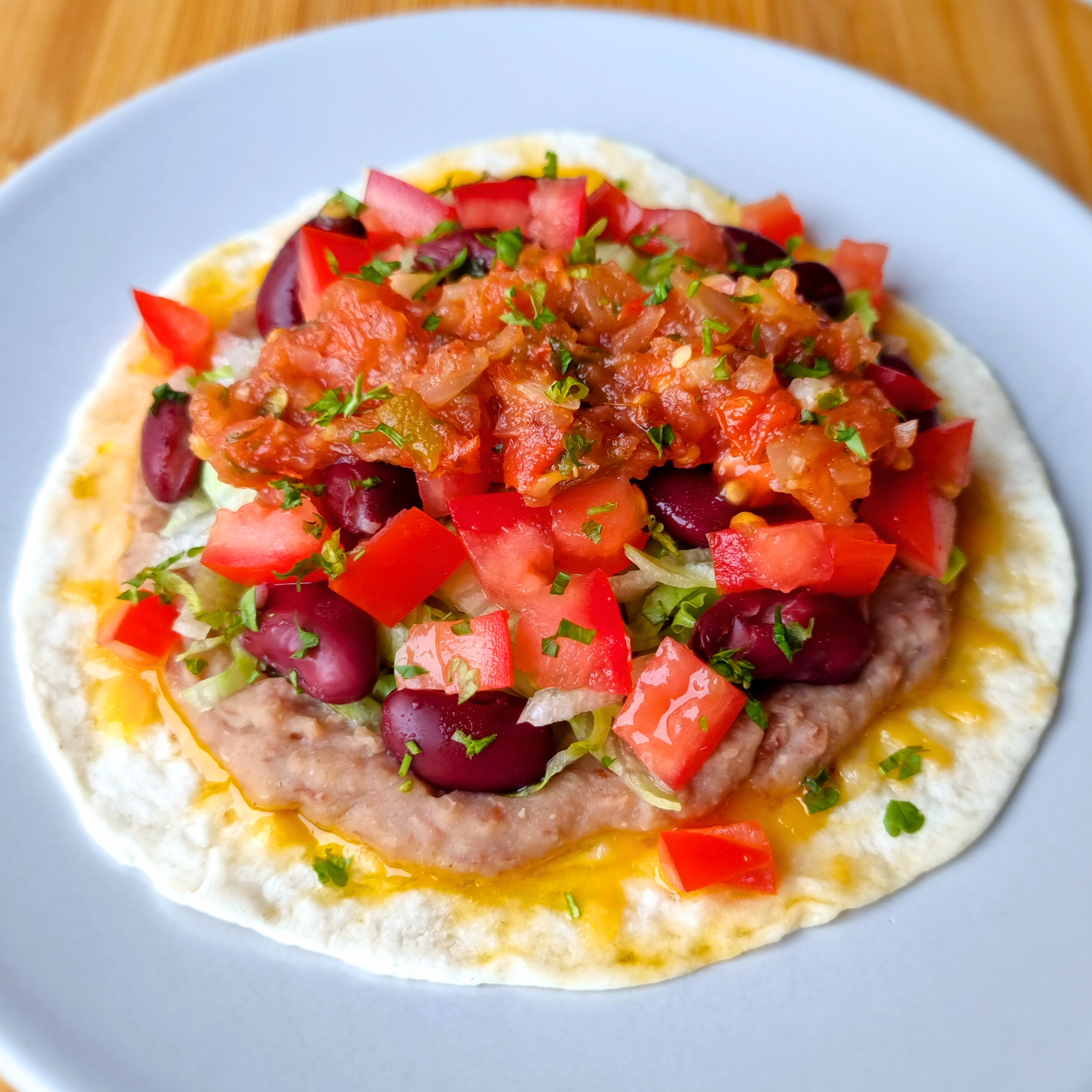 Cheddar, refried beans & kidneybonen gordita’s – 36+ gram proteïne