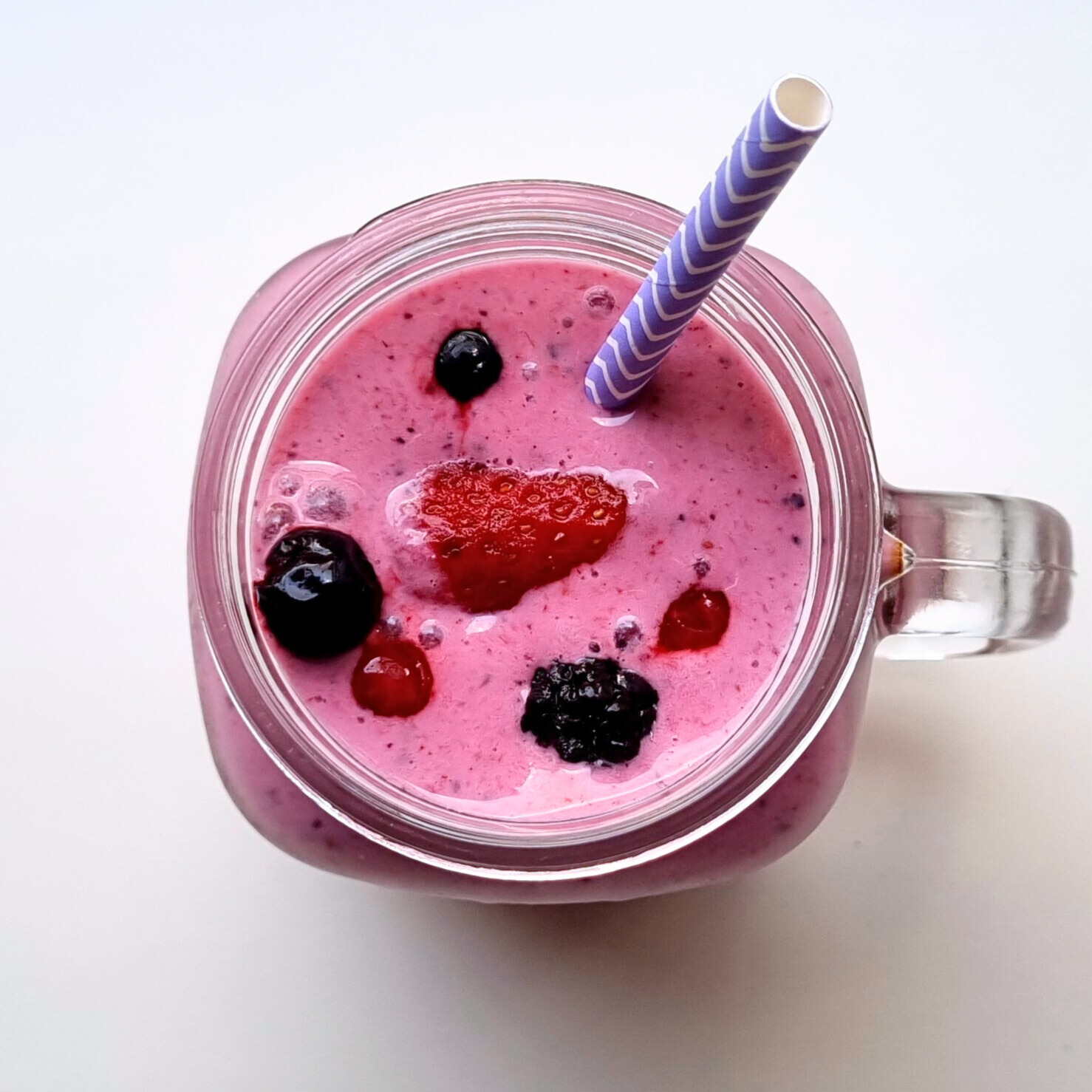 Eiwitrijke bosvruchten drinkyoghurt