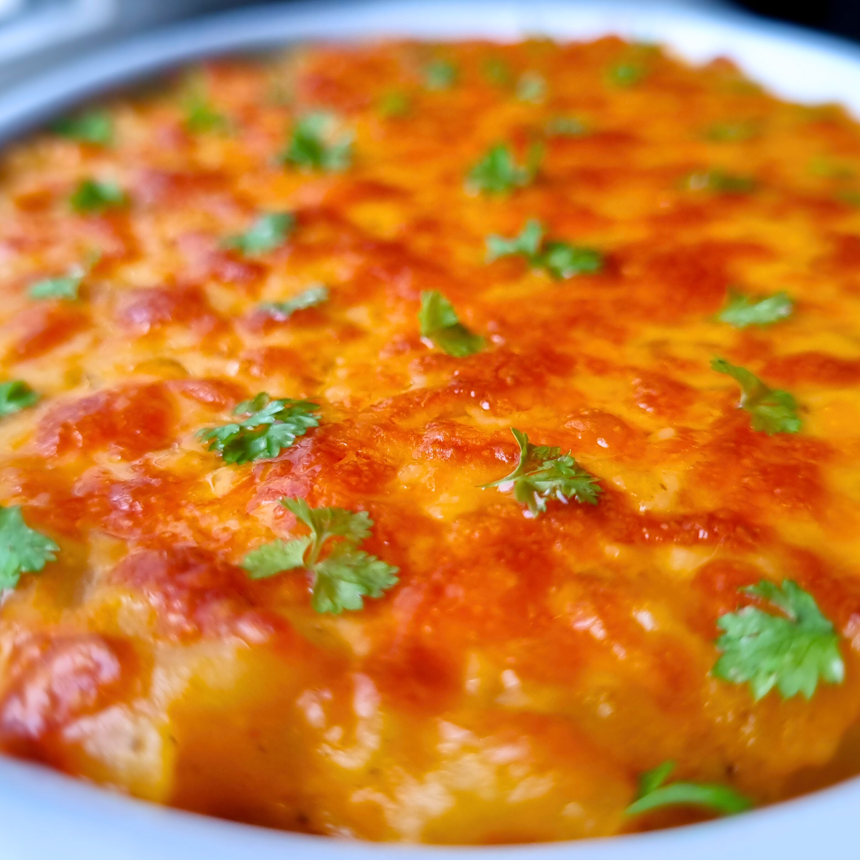 Mac and cheese cheddar & pompoen