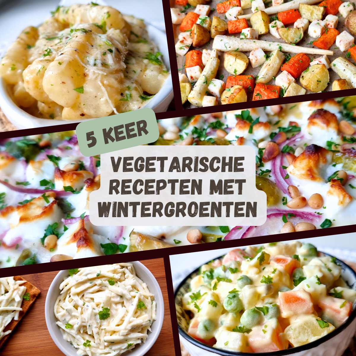 5x vegetarische recepten met wintergroenten