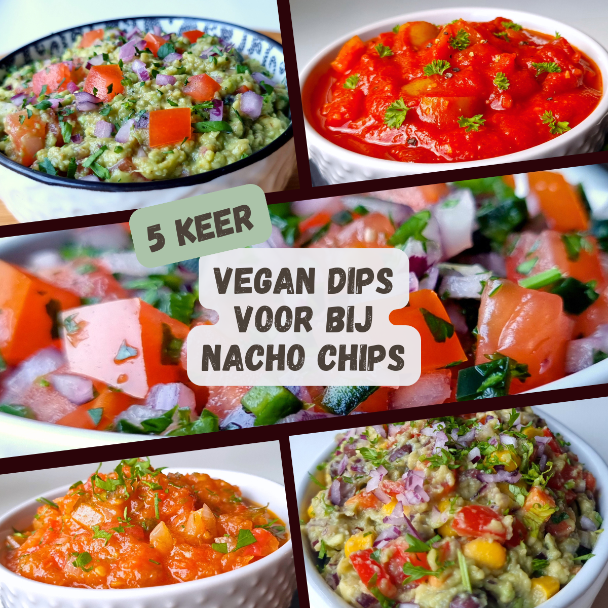 5x vegan dips voor bij nacho chips