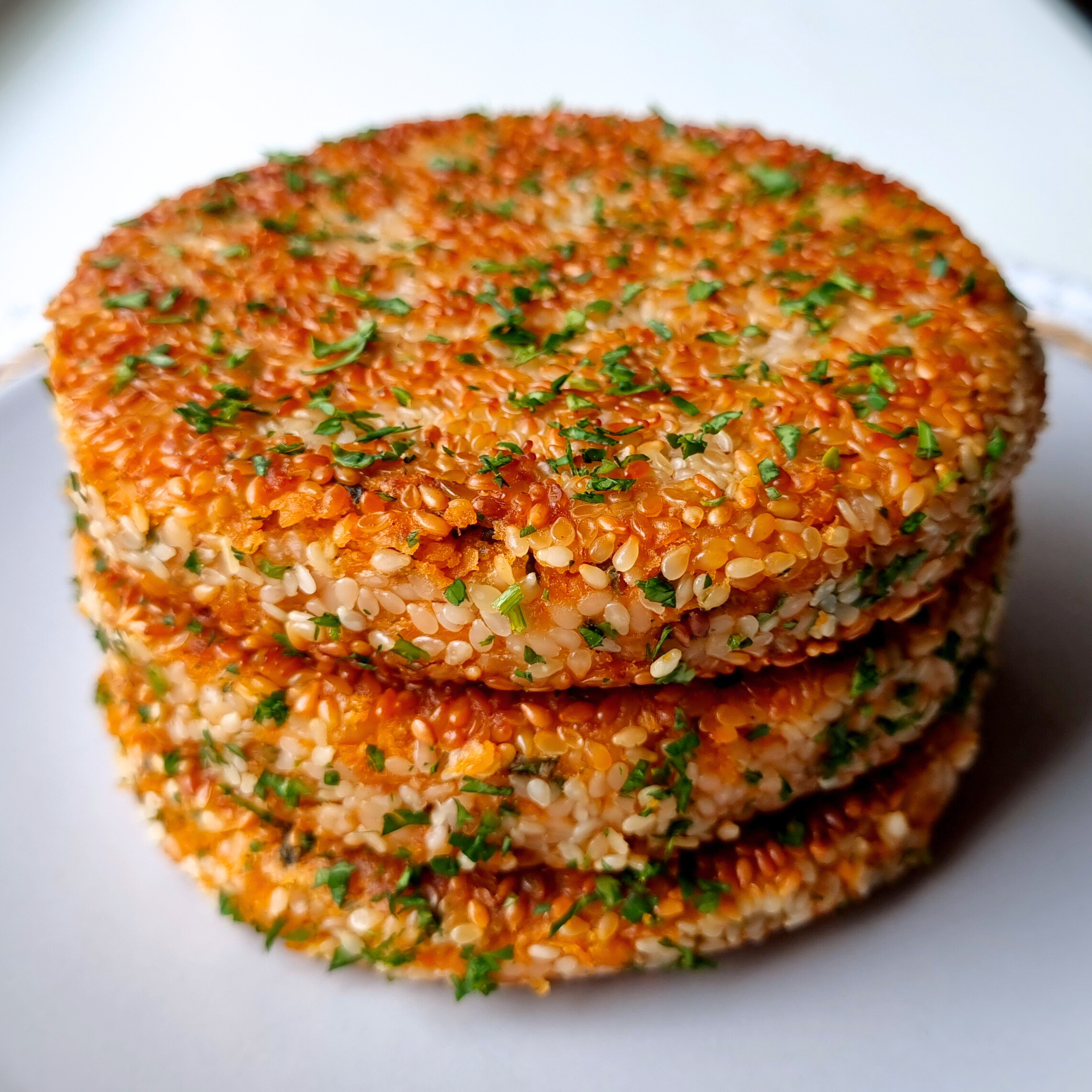 Midden-Oosterse sesam- & kikkererwtenburger