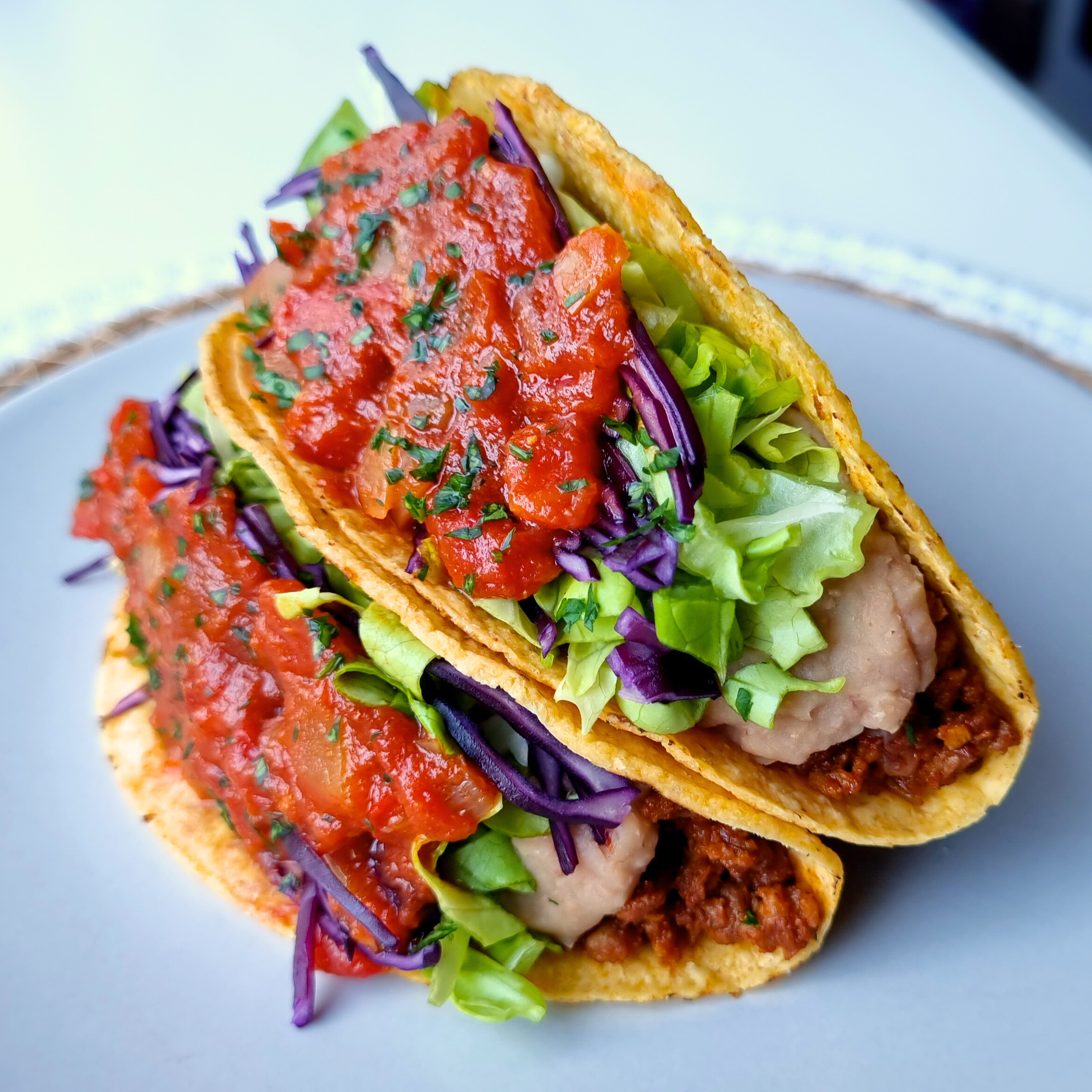 Eiwitrijke vegan taco’s – 50 gram proteïne p.p.