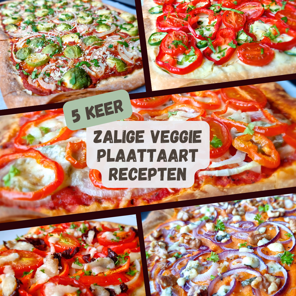 5x zalige veggie plaattaart recepten