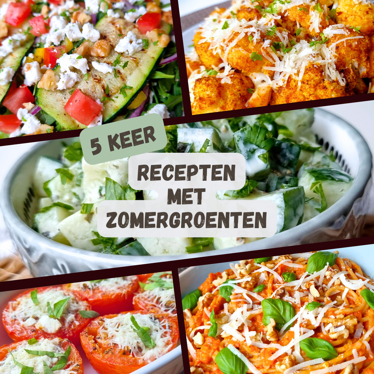 5x recepten met zomergroenten